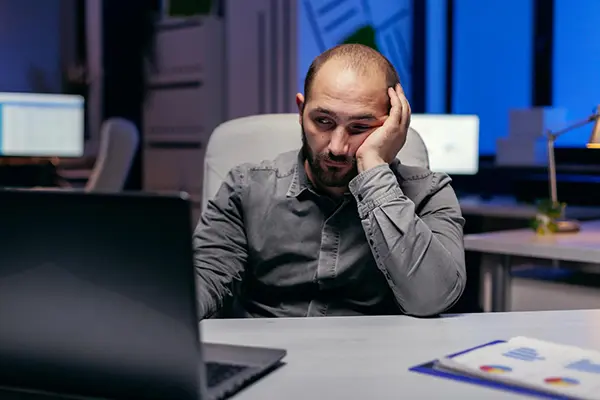 Representação de uma empresa sem uma página profissional